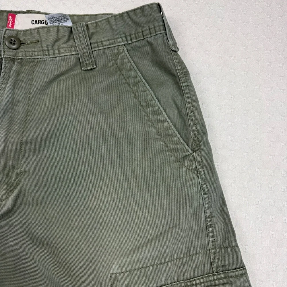 Levis Cargo Pants Utility Gorpcore Men 32x32 (fit 32x30) Green Military Y2K Work